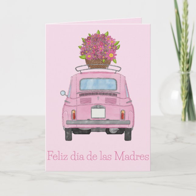 Tarjeta Fiesta 500 del Día de la Madre (Anverso)
