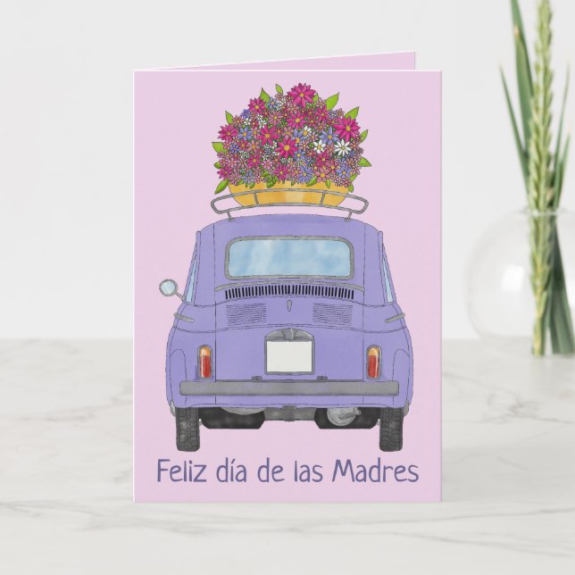 Tarjeta Fiesta 500 del Día de la Madre (Anverso)