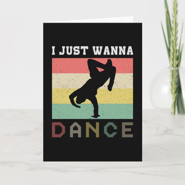 Tarjeta Fiesta bailarín de danza de danza musical idea de  (Anverso)