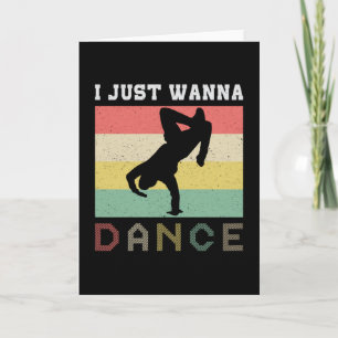 Tarjeta Fiesta bailarín de danza de danza musical idea de