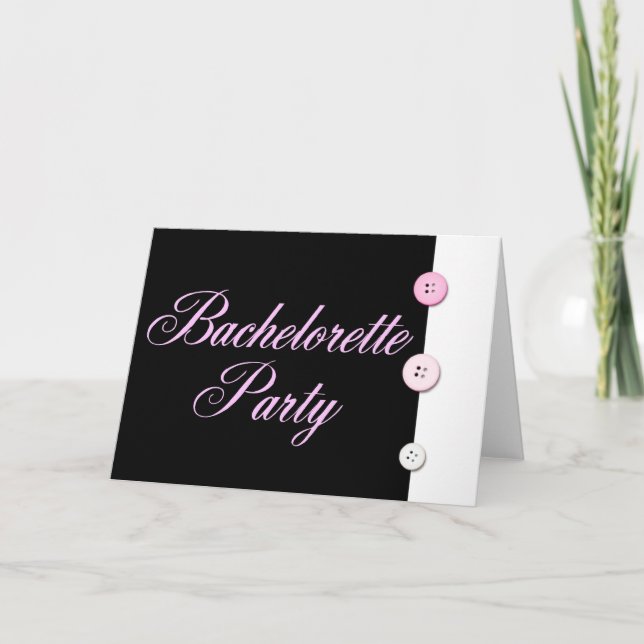 Tarjeta Fiesta de Bachelorette (Anverso)