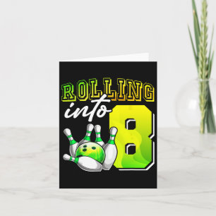 Tarjeta Fiesta de boliche acudiendo a los 88 Chicas de cum