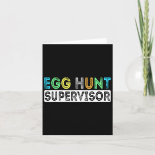 Tarjeta Fiesta De Caza De Huevos De Pascua Para P