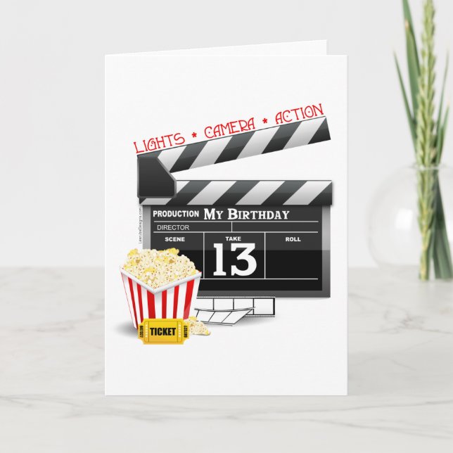 Tarjeta Fiesta de cine por 13 años (Anverso)