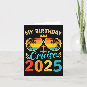 Tarjeta Fiesta de cruceros por mi cumpleaños 2025