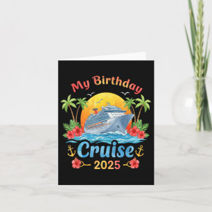 Tarjeta Fiesta de cruceros por mi cumpleaños 2025, Wo