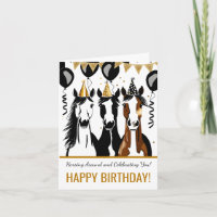 Fiesta de cumpleaños con temática de caballo diver