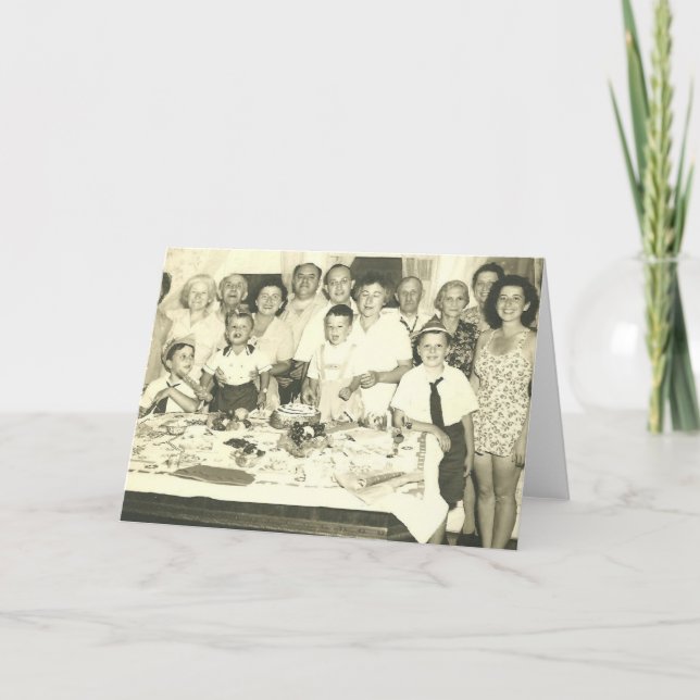 TARJETA ¡FIESTA DE CUMPLEAÑOS DE LA FAMILIA! (Anverso)