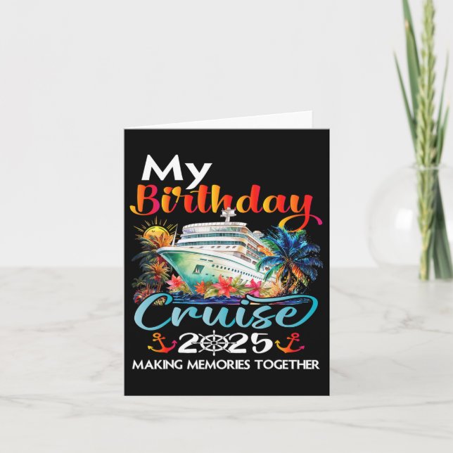 Tarjeta Fiesta De Cumpleaños De La Familia Un (Anverso)
