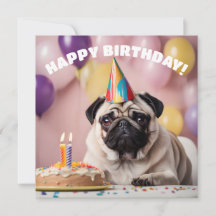 Fiesta de cumpleaños de Pug