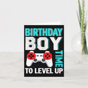 Tarjeta Fiesta de cumpleaños de videojuegos para niños