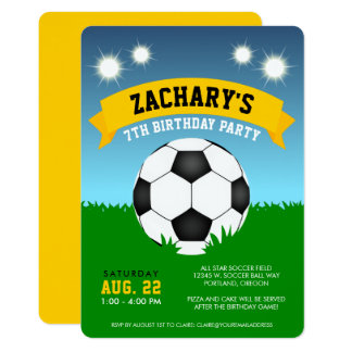 Invitaciones Balón De Fútbol | Zazzle.es