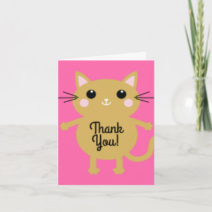 Tarjeta Fiesta de cumpleaños del gato