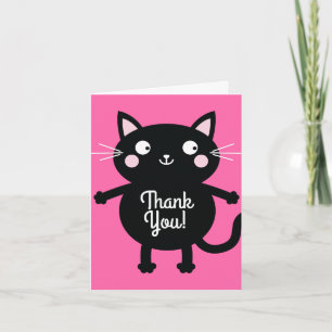 Tarjeta Fiesta de cumpleaños del gato