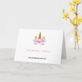 Tarjeta Fiesta de Cumpleaños del Unicornio Mágico
