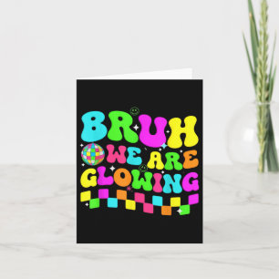 Tarjeta Fiesta De Cumpleaños Disco Bruh Estamos Brillando