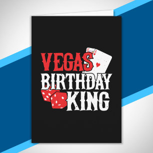 Tarjeta Fiesta de Cumpleaños en Las Vegas Viaje a Vegas Cu
