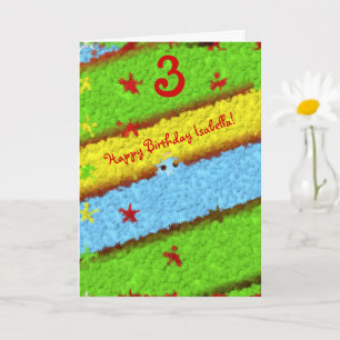 Tarjeta Fiesta de Cumpleaños Infantil