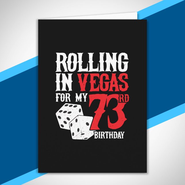 Tarjeta Fiesta de cumpleaños número 73 en Las Vegas - Roda (Subido por el creador)