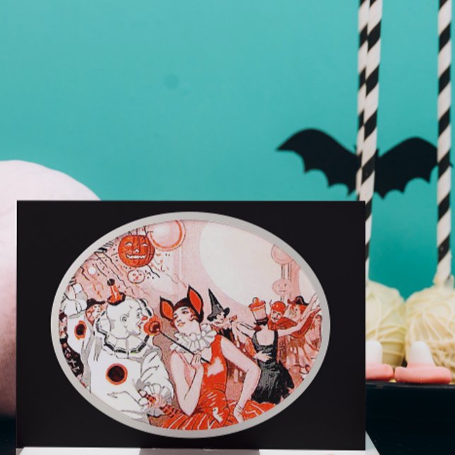 Tarjeta Fiesta de disfraces de Halloween (Subido por el creador)