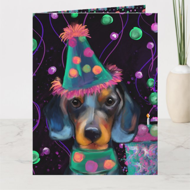 Tarjeta Fiesta de Doxie  (Anverso)