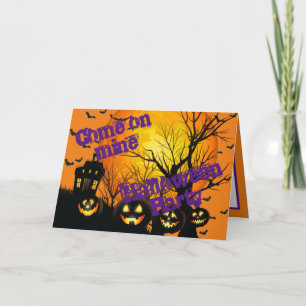 Tarjeta Fiesta de Halloween