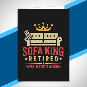 Tarjeta Fiesta de Jubilación - Retirada Sofa King - Jubila