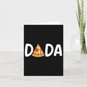 Tarjeta Fiesta de la Pizza de Cumpleaños de Dada
