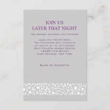 Tarjeta Fiesta de la recepción de la boda judía ST