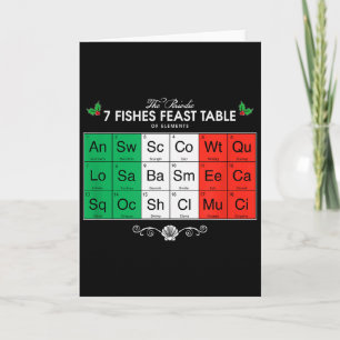 Tarjeta Fiesta de los siete pescados 