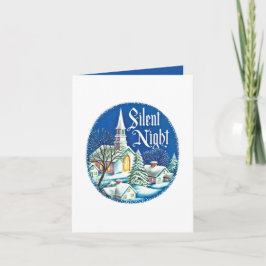 Tarjeta fiesta de Navidad retro vintage