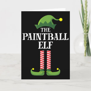 Tarjeta Fiesta de Navidades de grupo familiar de comparaci