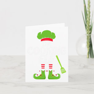 Tarjeta Fiesta de Navidades del grupo familiar Cooking Elf