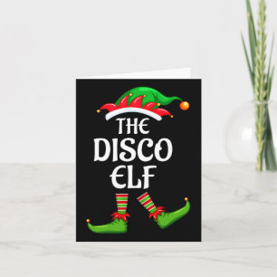 Tarjeta Fiesta de Navidades del grupo familiar Disco Elf M