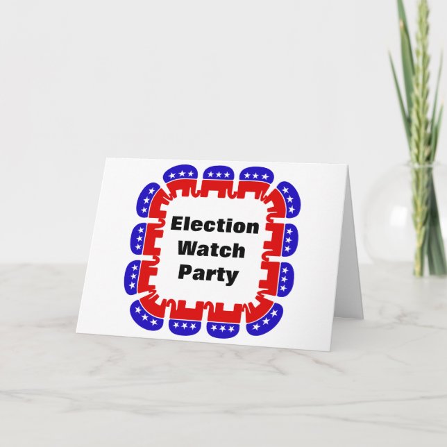 Tarjeta Fiesta de Observador Electoral Republicano (Anverso)