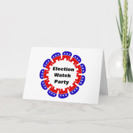 Tarjeta Fiesta de Observador Electoral Republicano