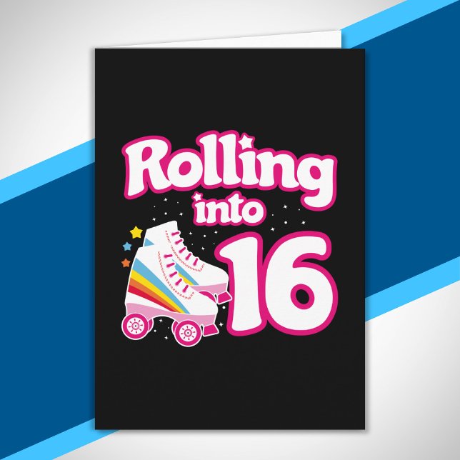 Tarjeta Fiesta de Patinaje - Fiesta de 16 Cumpleaños - Pat (Subido por el creador)