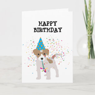 Tarjeta Fiesta de perros - Animales en la fiesta de cumple