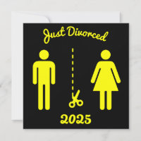 Fiesta de simpatía por divorcio divertido