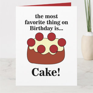 Tarjeta Fiesta de Tarta de Cumpleaños
