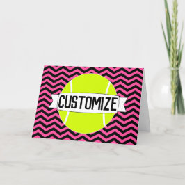 Tarjeta Fiesta de tenis Personalizado equipo o nombre del