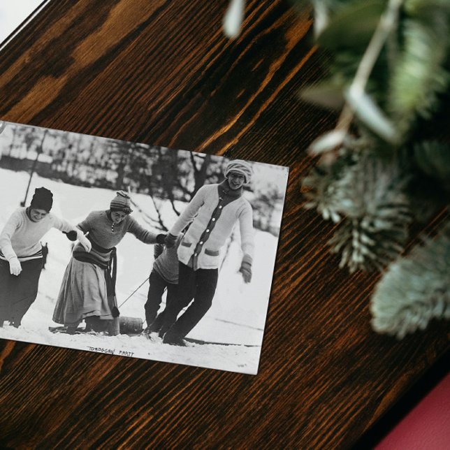 Tarjeta Fiesta de Tobbogan en 1910 (Subido por el creador)