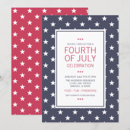 Tarjeta Fiesta del 4 de julio, Día de la Independe