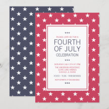 Tarjeta Fiesta del 4 de julio, Día de la Independe