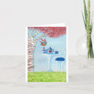 Tarjeta Fiesta del té