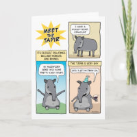 Fiesta divertido como un cumpleaños del Tapir