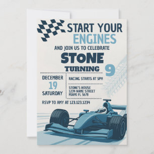 Tarjeta Fiesta editable rápida y divertida