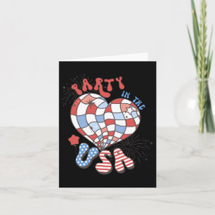 Tarjeta Fiesta En Estados Unidos 4 De Julio Independencia 