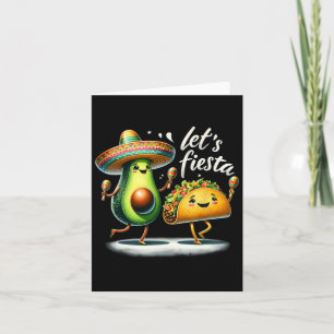 Tarjeta Fiesta Escuadrón de aguacates de tacones vamos a a