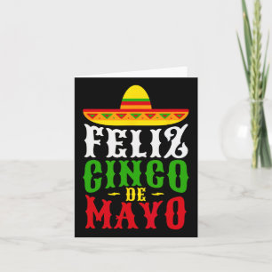 Tarjeta Fiesta Feliz Cinco De Mayo Festival Mexicano 